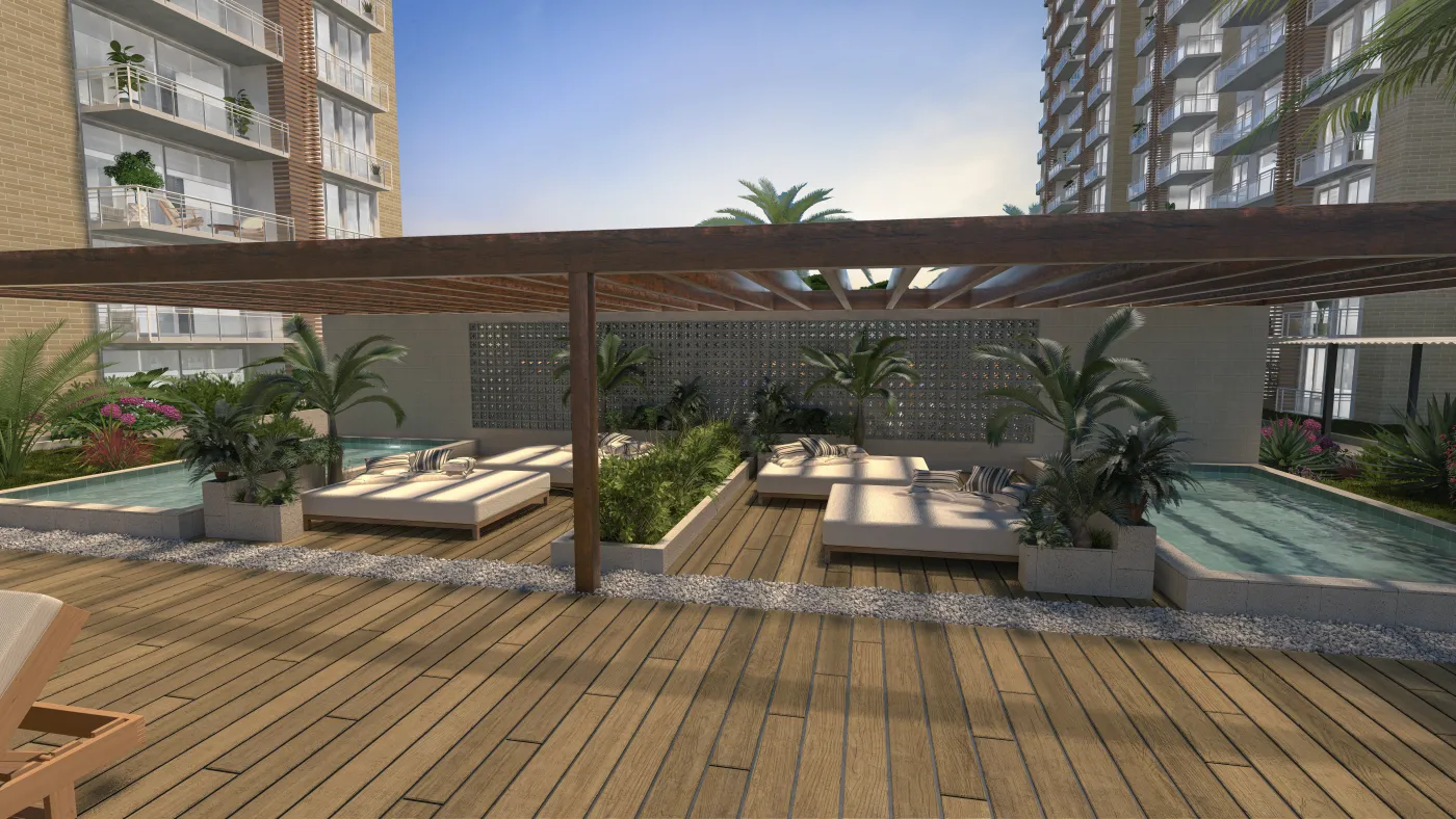 Zona húmeda VIP de Cielo Apartamentos con piscina y jacuzzi privados